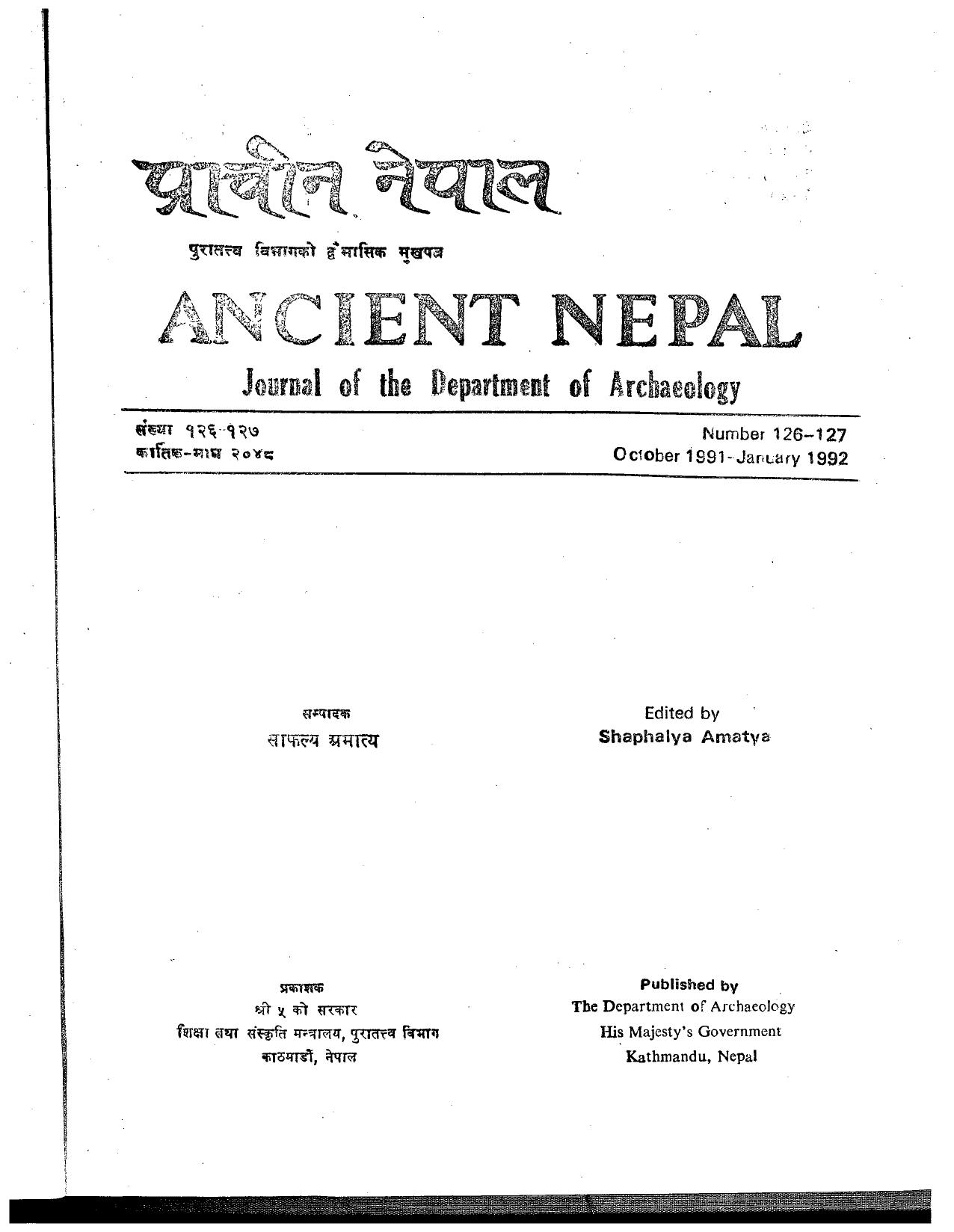 Ancient Nepal 126-127